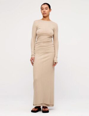 Zulu & Zephyr Husk Ls Rib Top Husk