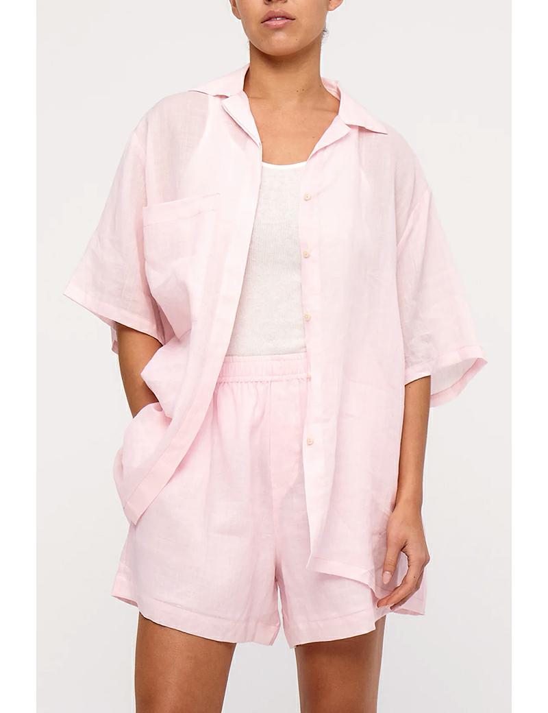 Zulu & Zephyr Ramie Shirt Soft Pink