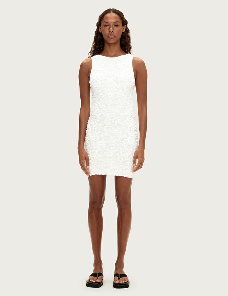 Zulu & Zephyr Crinkle Knit Mini Dress W