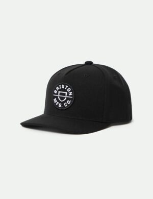 Brixton Crest Mp Snapback Black