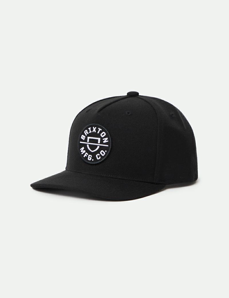 Brixton Crest Mp Snapback Black