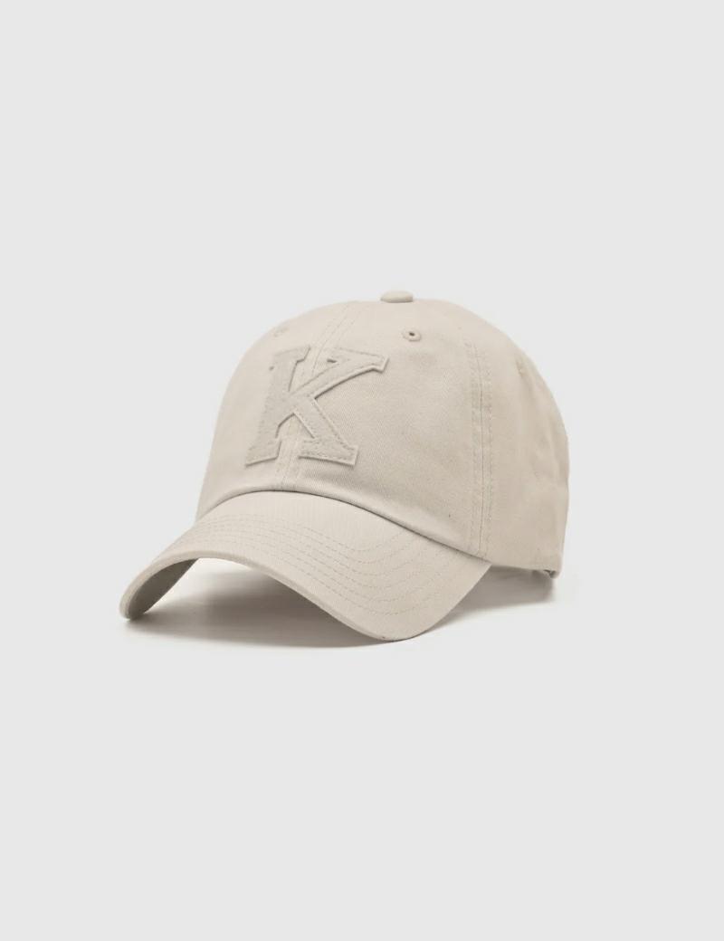 Ortc Tonal Letter Cap k Beige