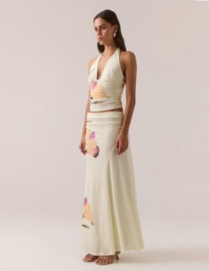 Sovere Akanni Skirt Golden