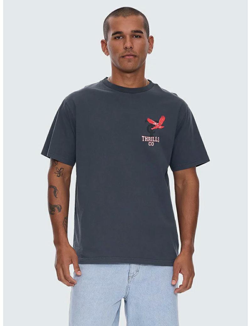 Thrills Wonder World Tee Ebony