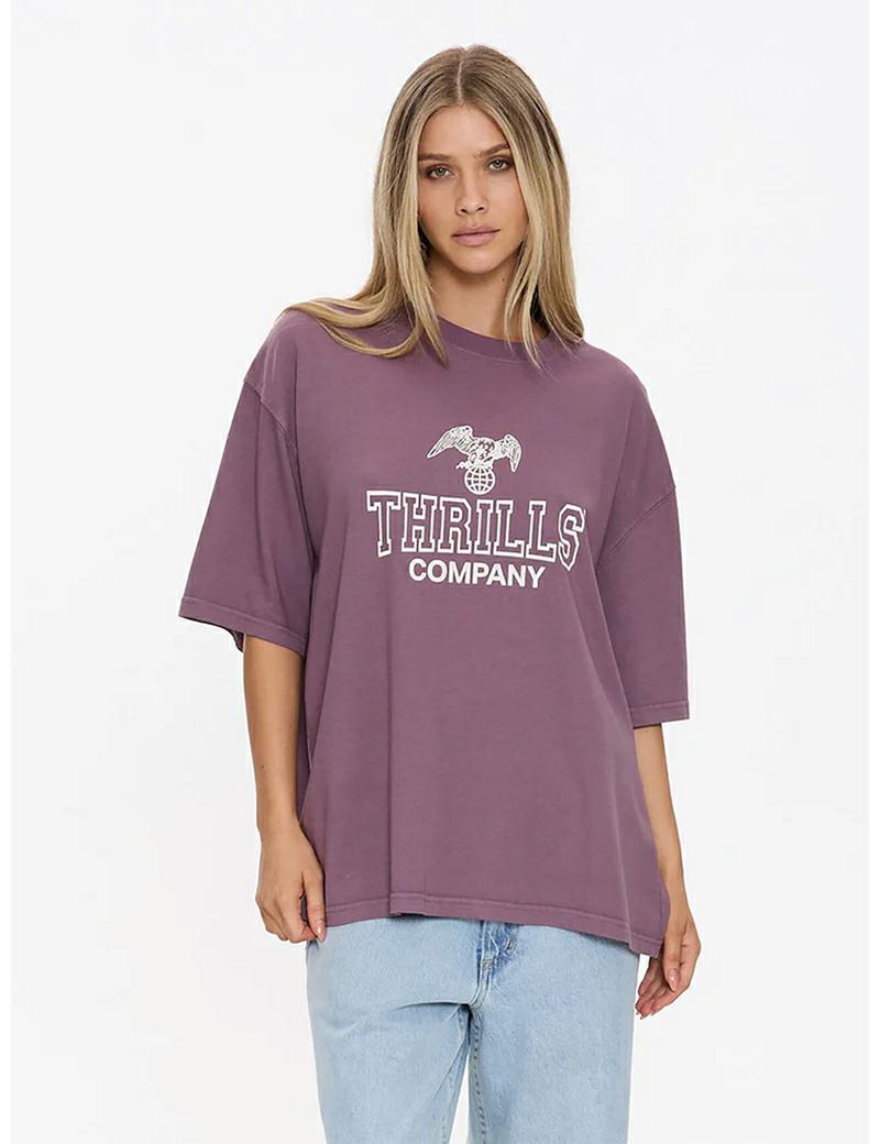 Thrills Break Point Os Tee Mauve
