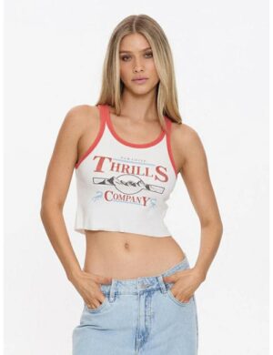 Thrills Touch the Sky Tank Wht