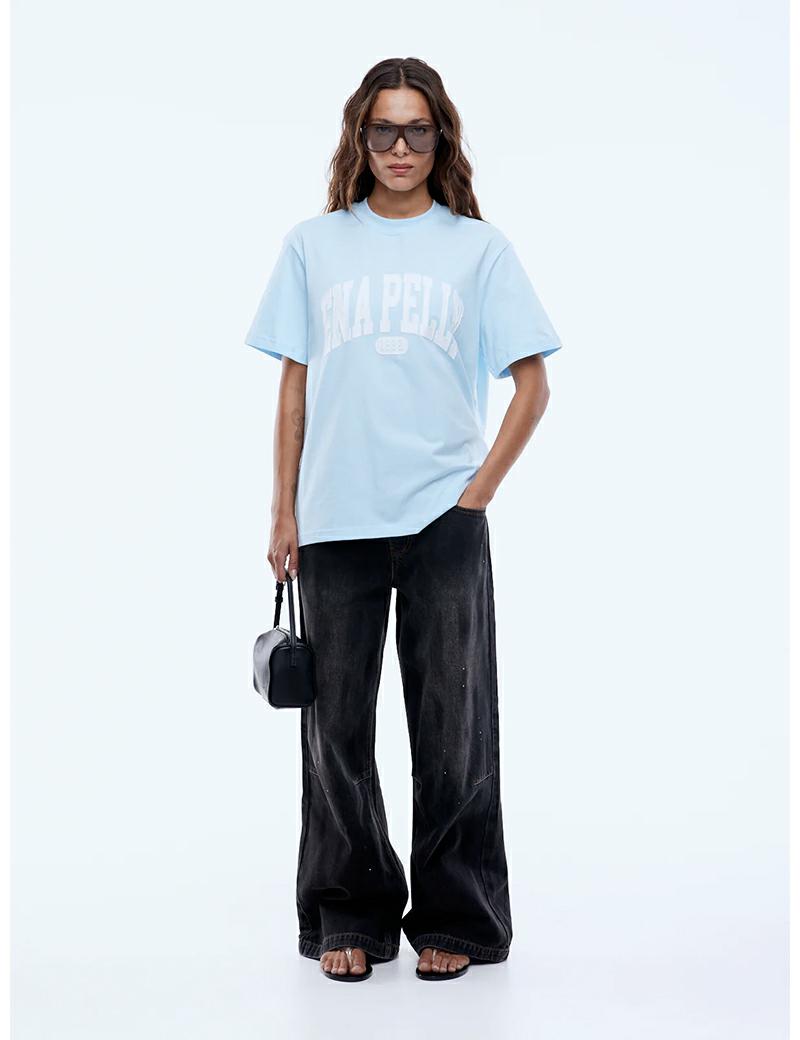 Ena Pelly Collegiate Tee Light Blue
