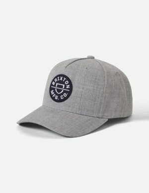 Brixton Crest Snapback Grey