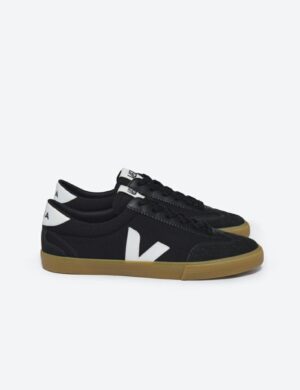Veja Volley Canvas Black White