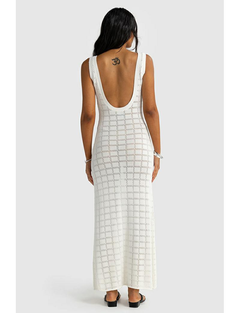 Ortc Melia Geo Knit Dr Chalk