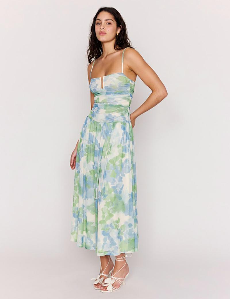 Minkpink Carrie Mesh Maxi Watercol