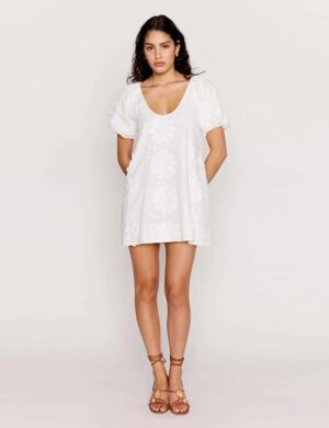Minkpink Alessia Smock Mini Whitee