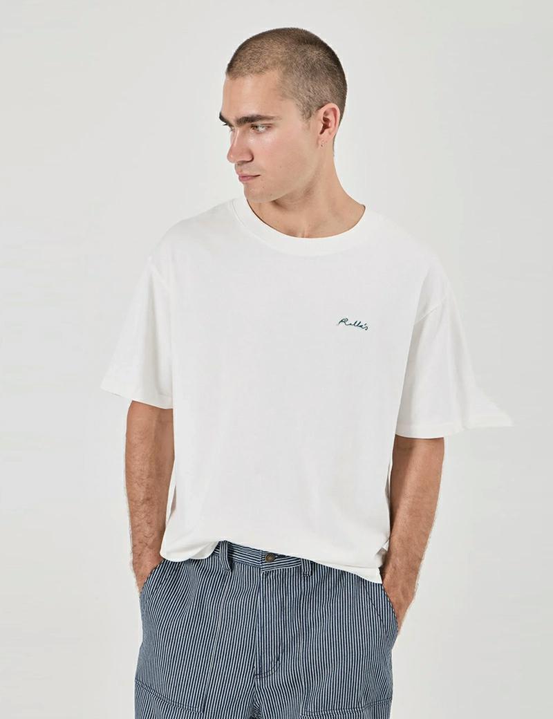 Rollas Ezy Classic Tee White