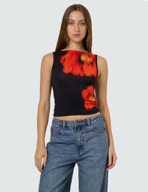 Thrills Lucky for You Tank Black