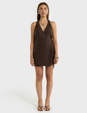 Ortc Elise Linen Wrap Carob