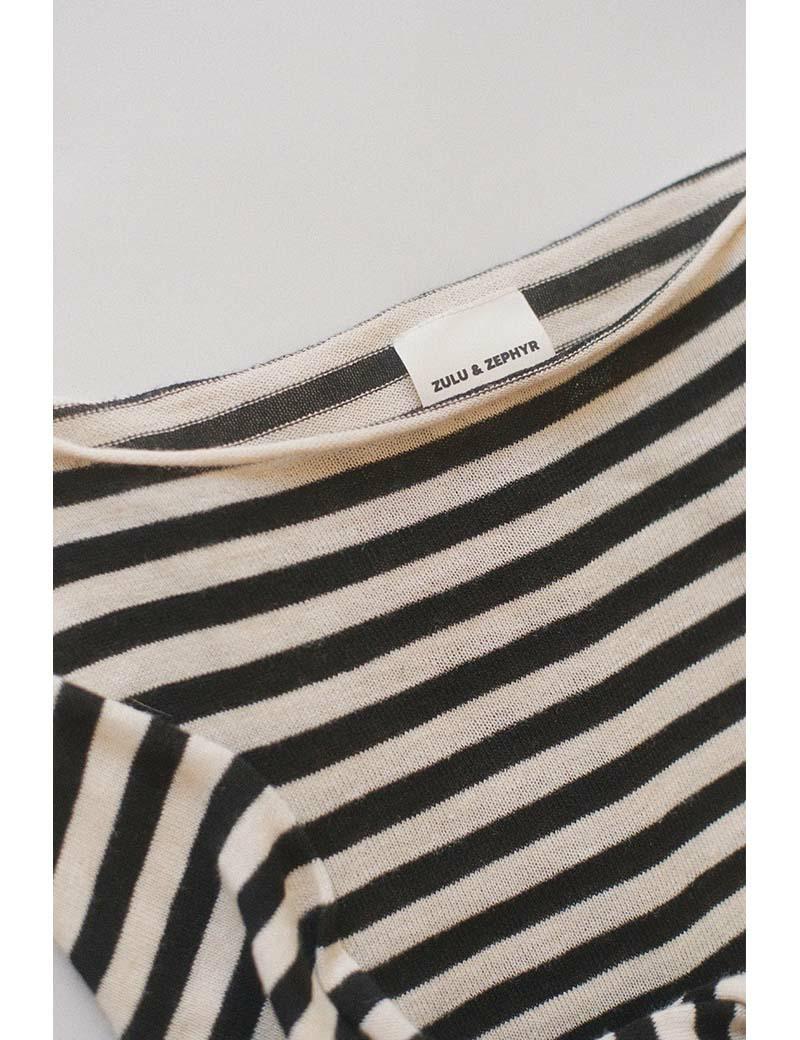 Zulu & Zephyr Knit Mini Dress Stripe