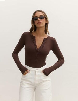 Bayse Brand Lara Bodysuit Choco
