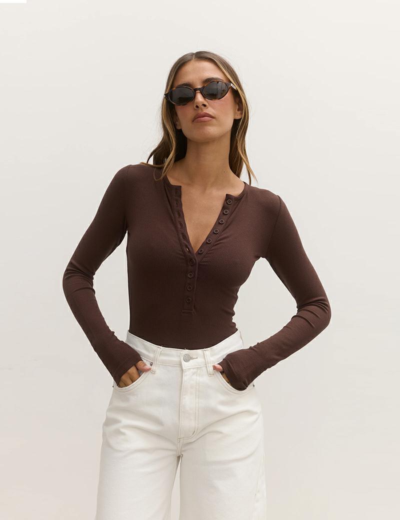 Bayse Brand Lara Bodysuit Choco