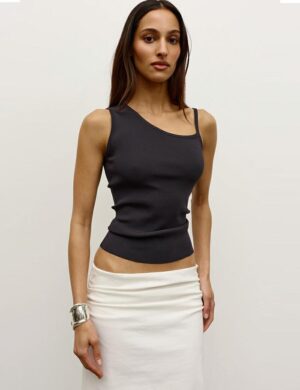 Bayse Brand Attard Knit Top Slate