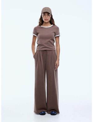 Ena Pelly Elly Fitted Tee Mocca