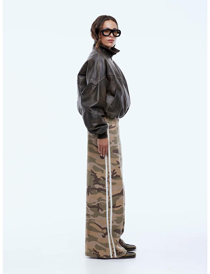 Ena Pelly Mari Leather Jacket Mocca