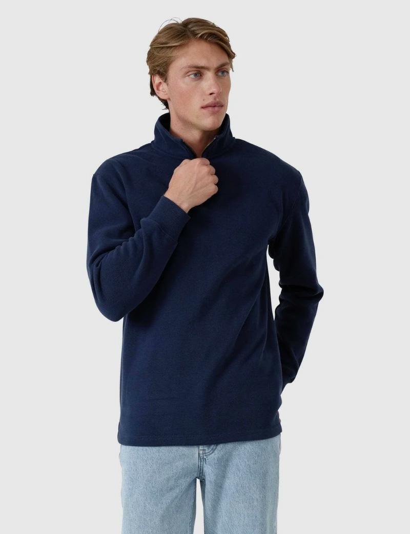 Ortc Kellock Rib Qtr Zip Navy