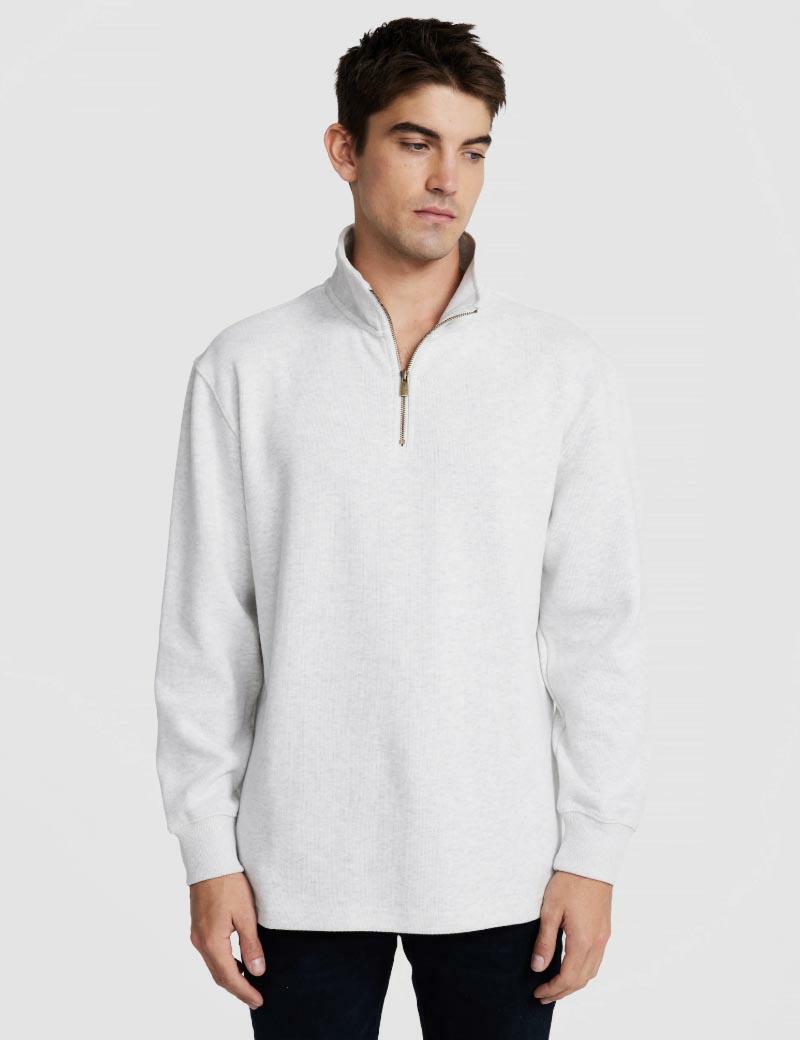 Ortc Kellock Rib Qtr Zip White