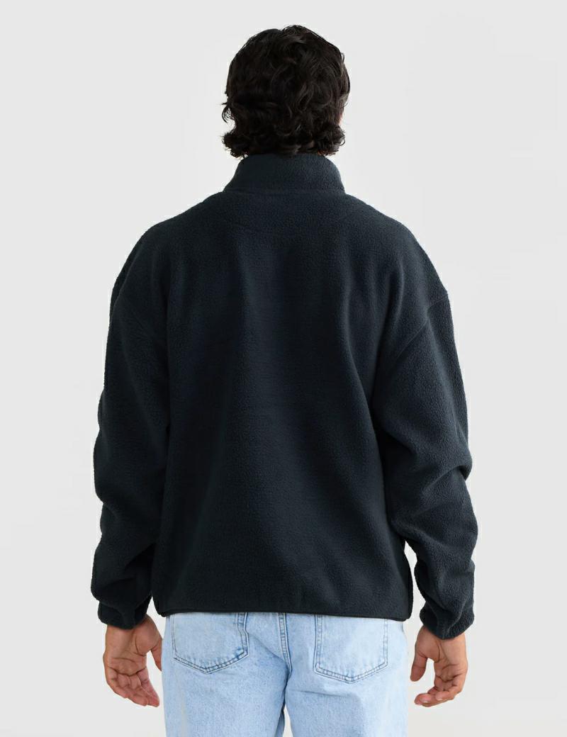 Ortc Sherpa Logo Qtr Zip Black