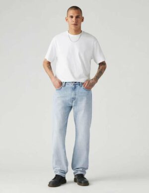 Levis 555 Relaxed Str Baby Blu