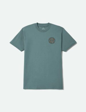 Brixton Crest Ii Ss Tee Ocean