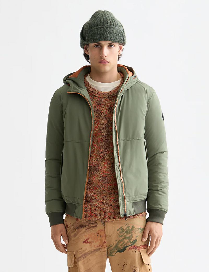 Scotch & Soda Hooded Softshell Jkt Thym
