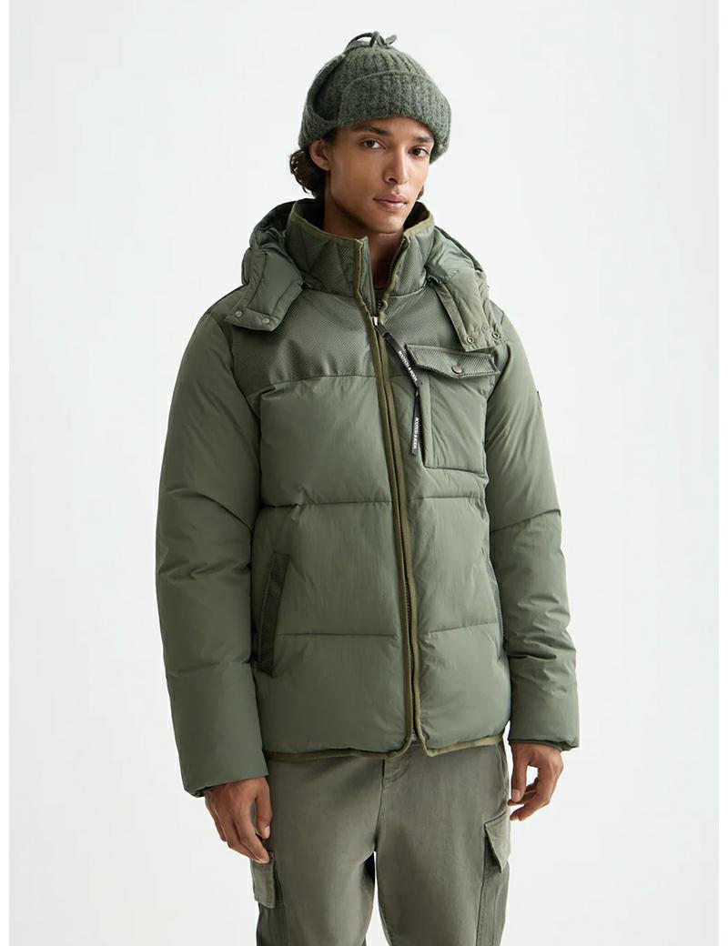 Scotch & Soda Hooded Puffer Jkt Thyme