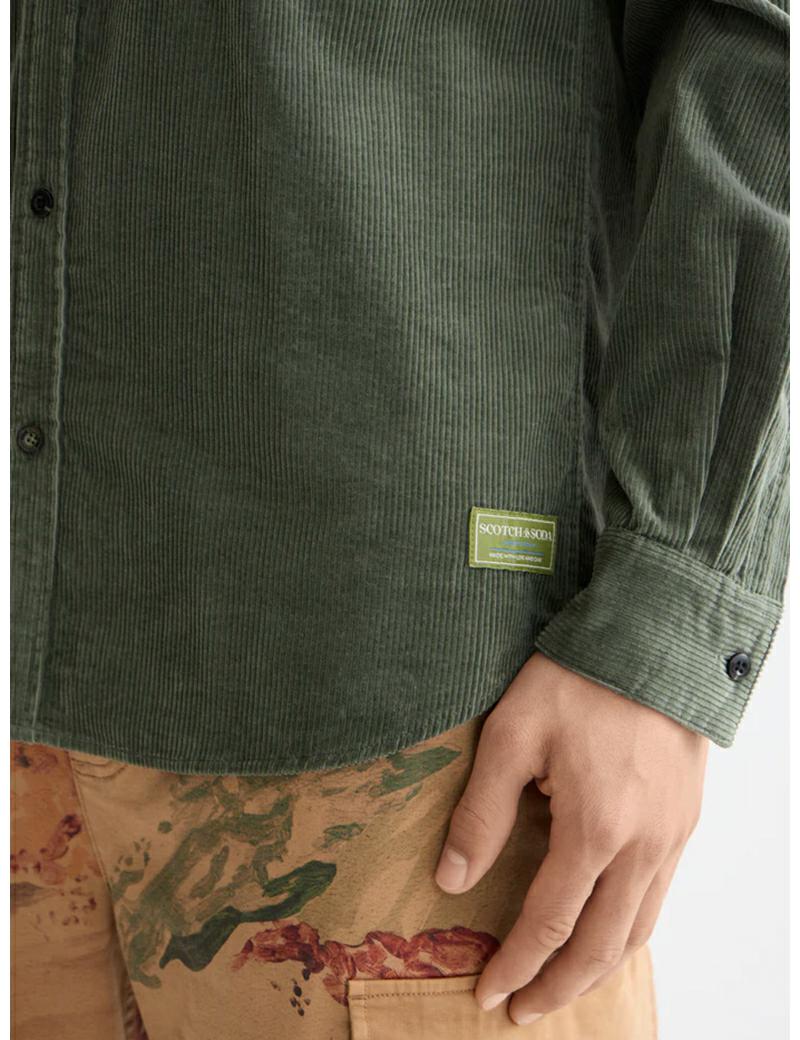 Scotch & Soda Corduroy Ls Shirt Thyme
