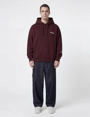 Barney Cools Scribe Hoodie Oxblood