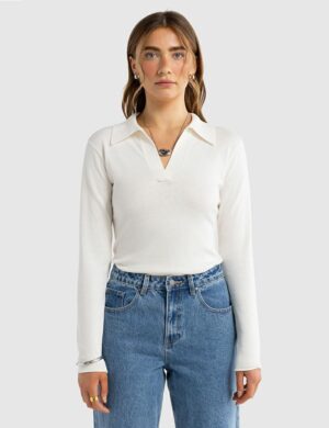 Ortc Kingston Knit Polo White