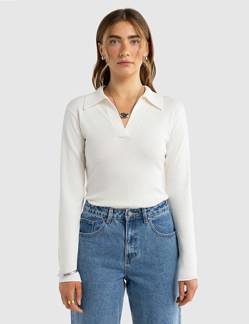 Ortc Kingston Knit Polo White