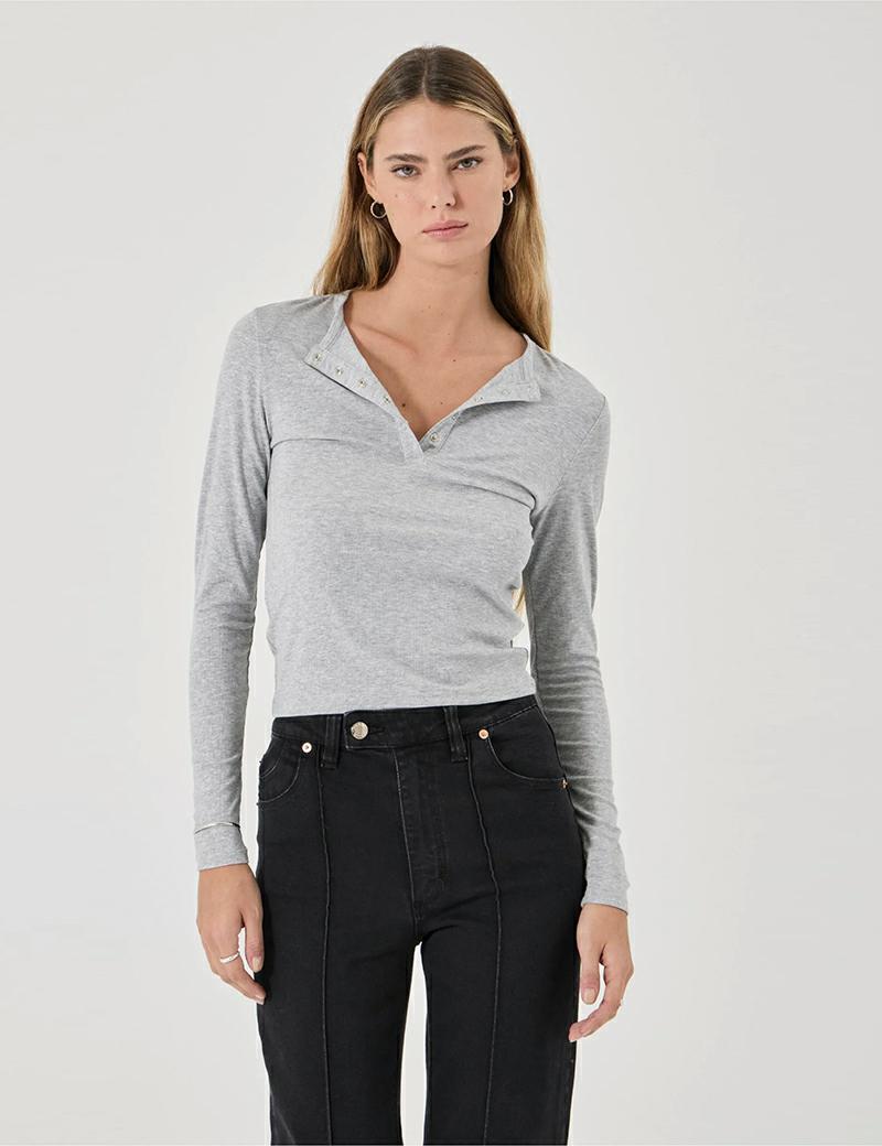 Rollas Studio Henley Ls Top