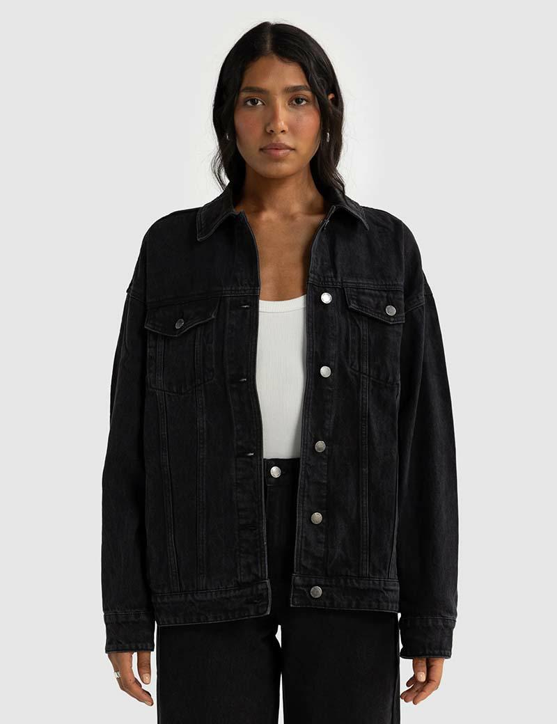 Ortc Willow Os Denim Jkt Black