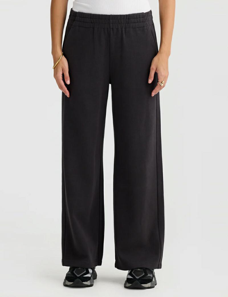 Ortc Ava Wide Leg Pant Wash Bl