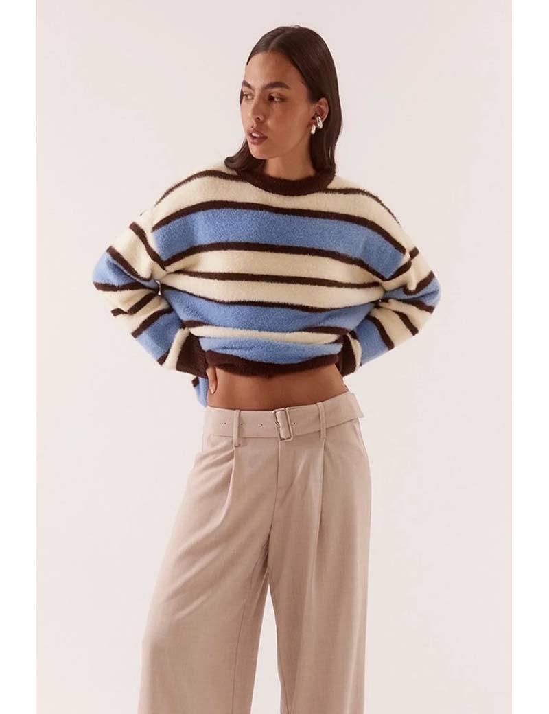 Sovere Holland Stripe Crew Knit