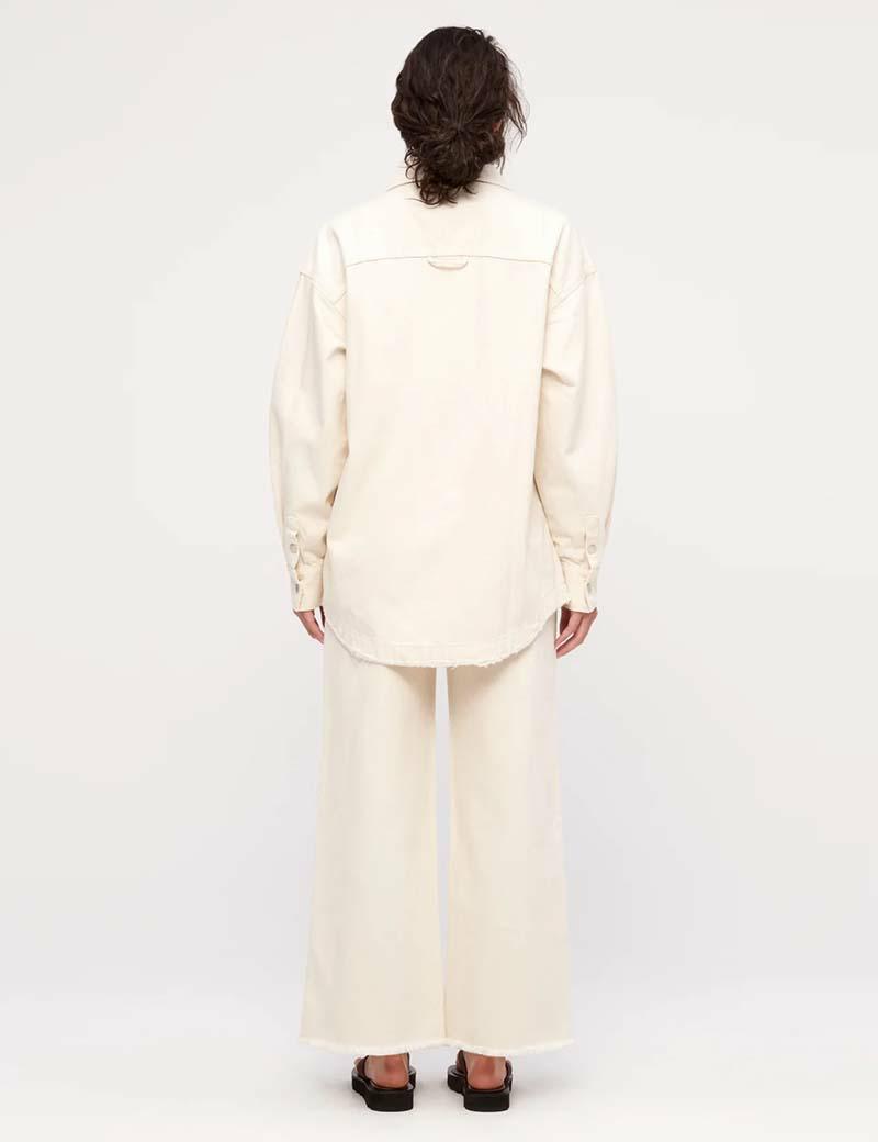 Zulu & Zephyr Org Denim Shirt Coconut