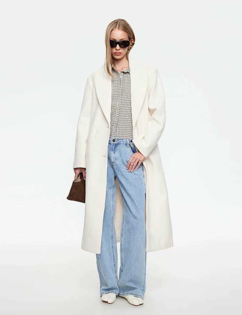Lioness Olsen Coat Cream