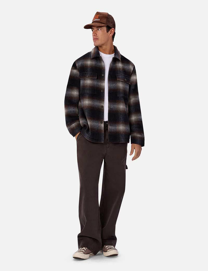 Industrie Riverton Check Jacket Blk
