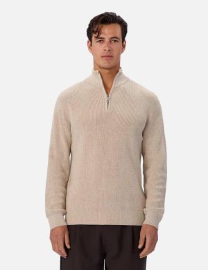 Industrie New England Zip Knit Grai