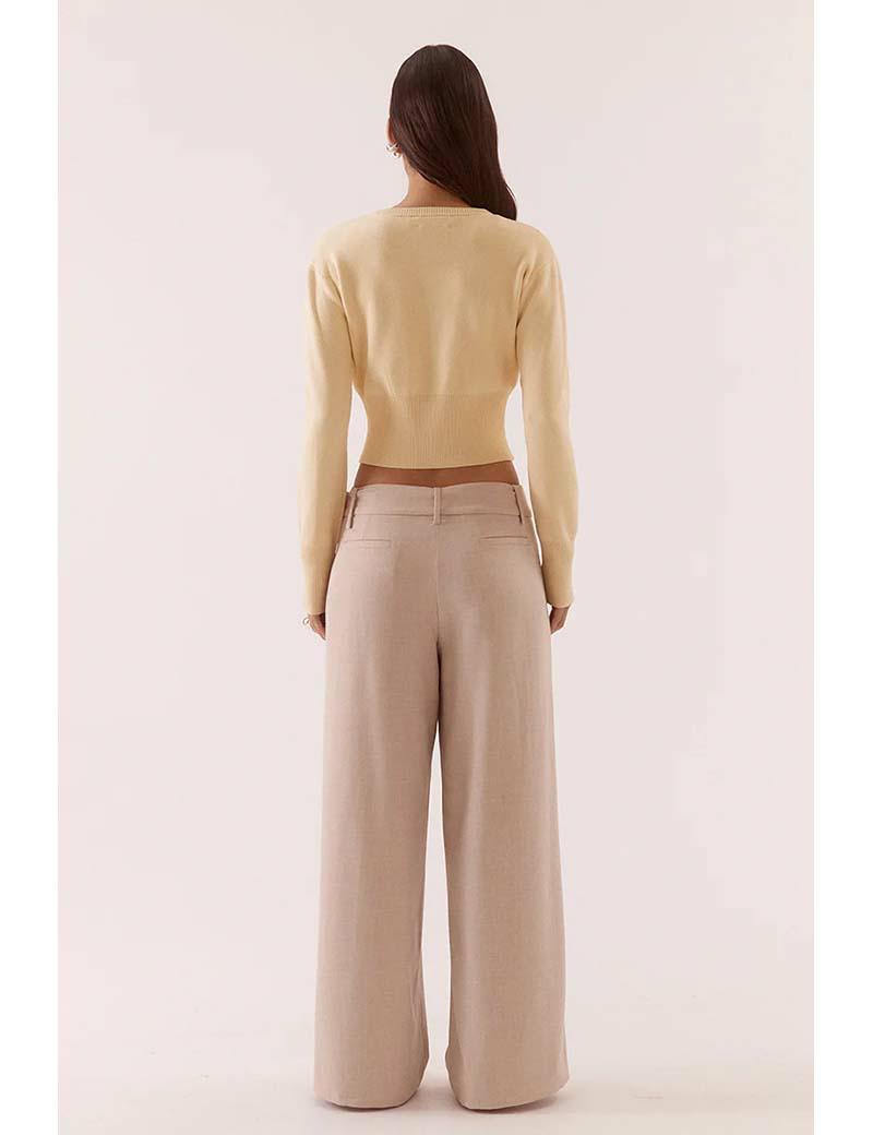 Sovere Alani Cardigan Custard