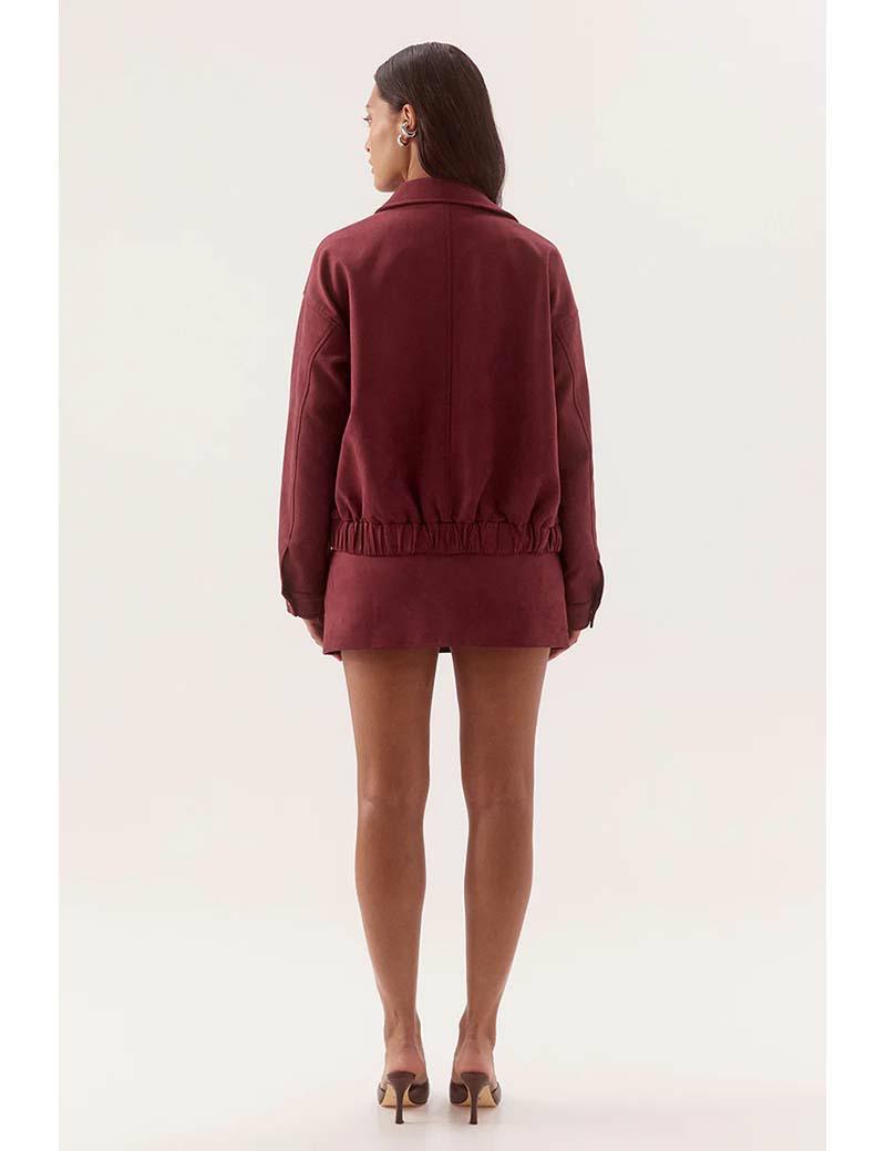 Sovere Avery Bomber Cranberry