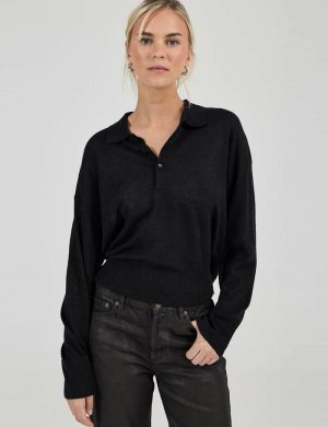 Rollas Amelie Knit Black