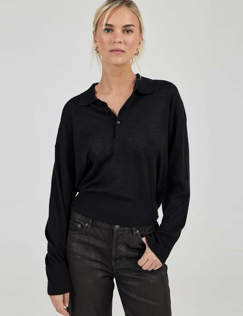 Rollas Amelie Knit Black