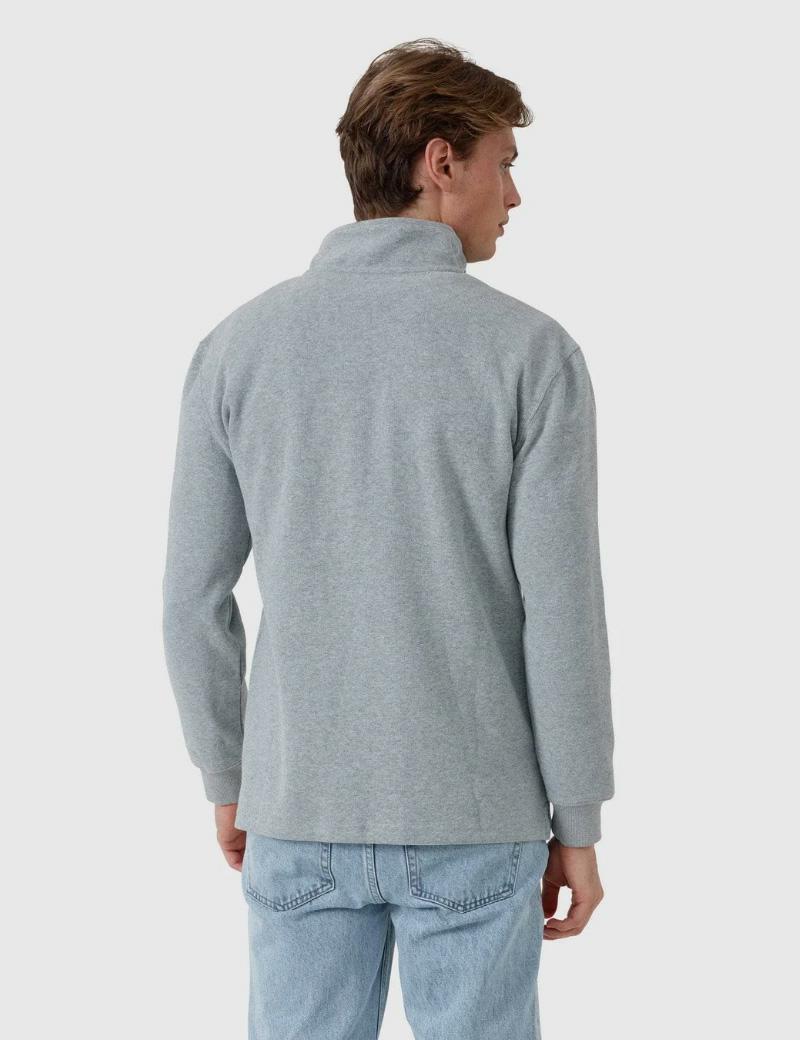 Ortc Kellock Rib Qtr Zip Grey