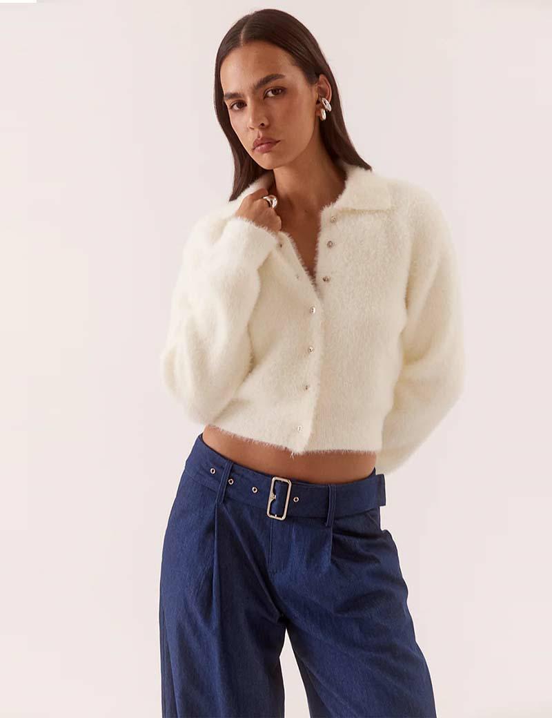 Sovere Fenna Knit Chalk